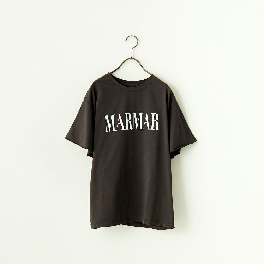 MICA&DEAL [マイカアンドディール] MARMAR ロゴフリルTシャツ