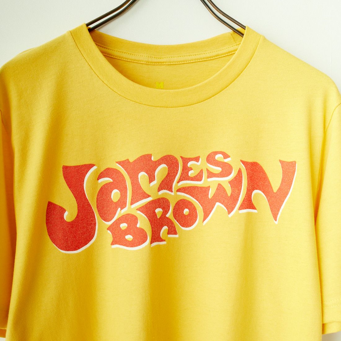 BLUESCENTRIC [ブルースセントリック] JAMES BROWN ロゴヴィンテージTシャツ [BC110074000] YELLOW