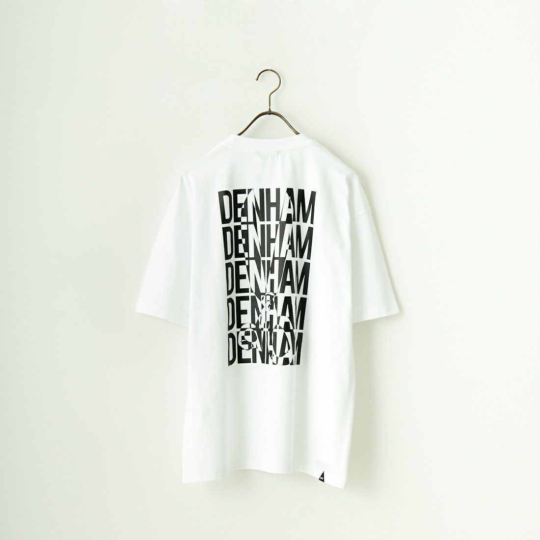 DENHAM [デンハム] シザーズロゴTシャツ [DENHAM-AND-SCISSORS] WHITE