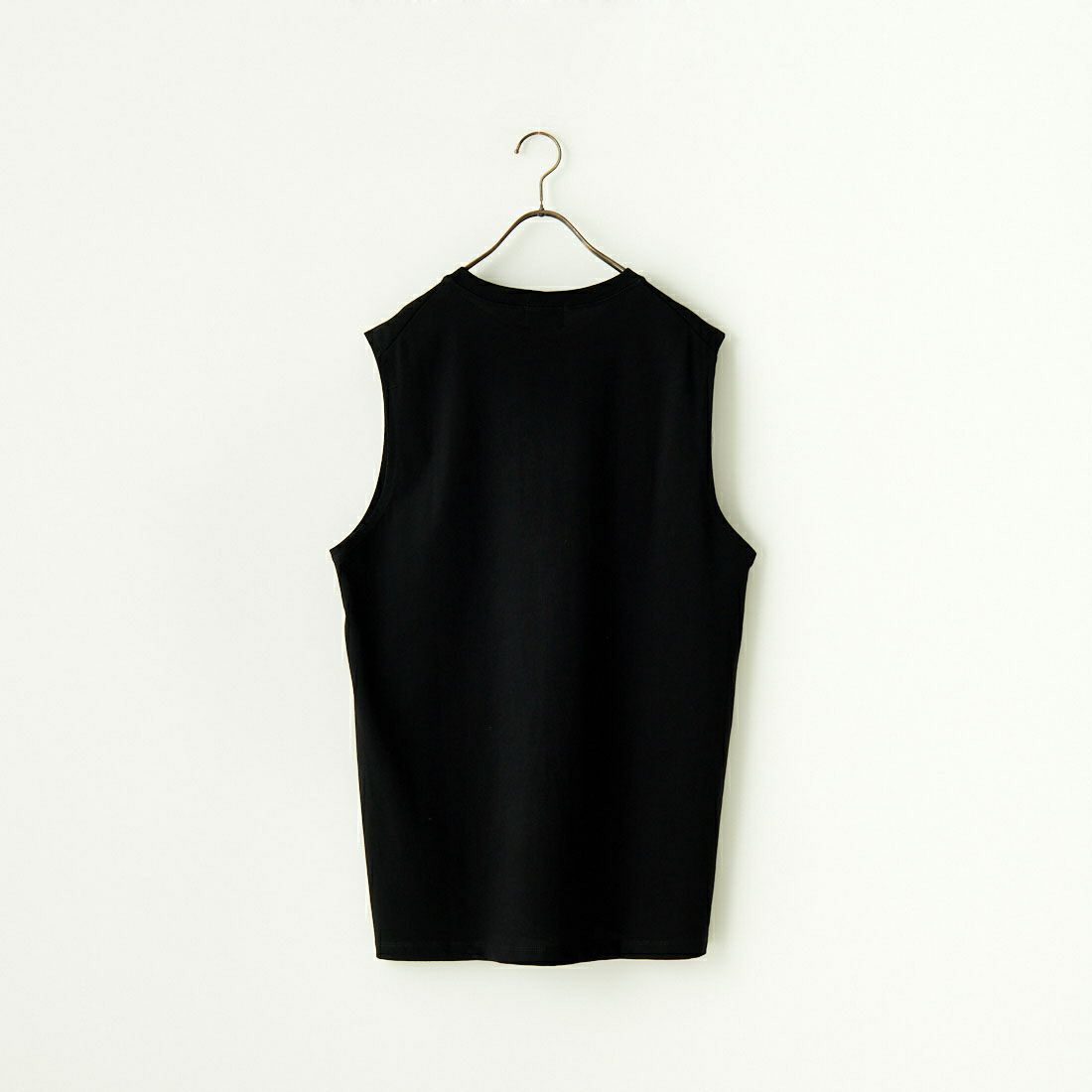 SLICK [スリック] ハイツイストコットン スリーブレスTシャツ [5255858] 700 BLACK