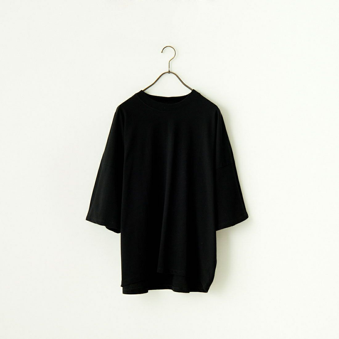 SLICK [スリック] ハイツイストコットン ドルマンスリーブTシャツ [5255859] 700 BLACK