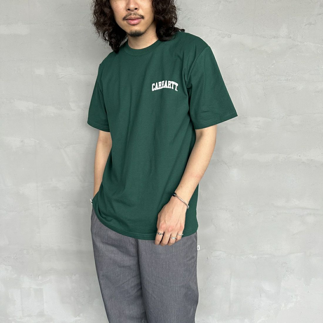 carhartt WIP [カーハートダブリューアイピー] ユニバーシティスクリプトTシャツ [I028991]