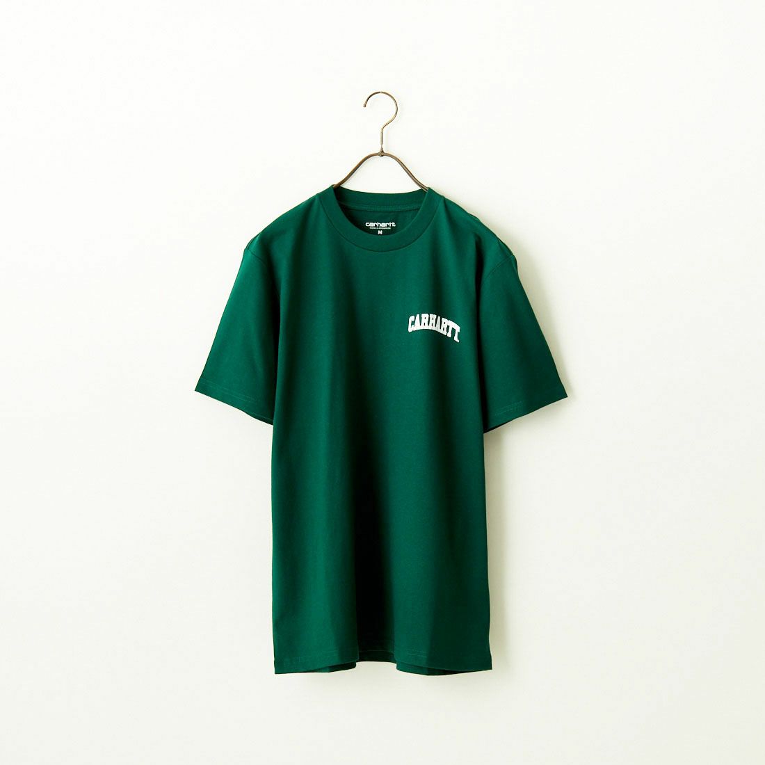 carhartt WIP [カーハートダブリューアイピー] ユニバーシティスクリプトTシャツ [I028991] CHERVIL/WH