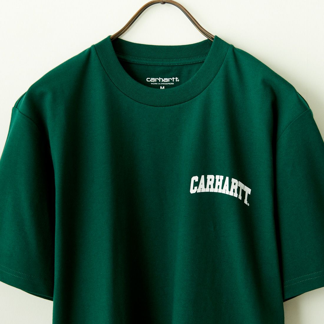 carhartt WIP [カーハートダブリューアイピー] ユニバーシティスクリプトTシャツ [I028991] CHERVIL/WH