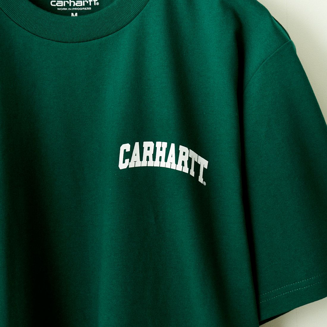 carhartt WIP [カーハートダブリューアイピー] ユニバーシティスクリプトTシャツ [I028991] CHERVIL/WH