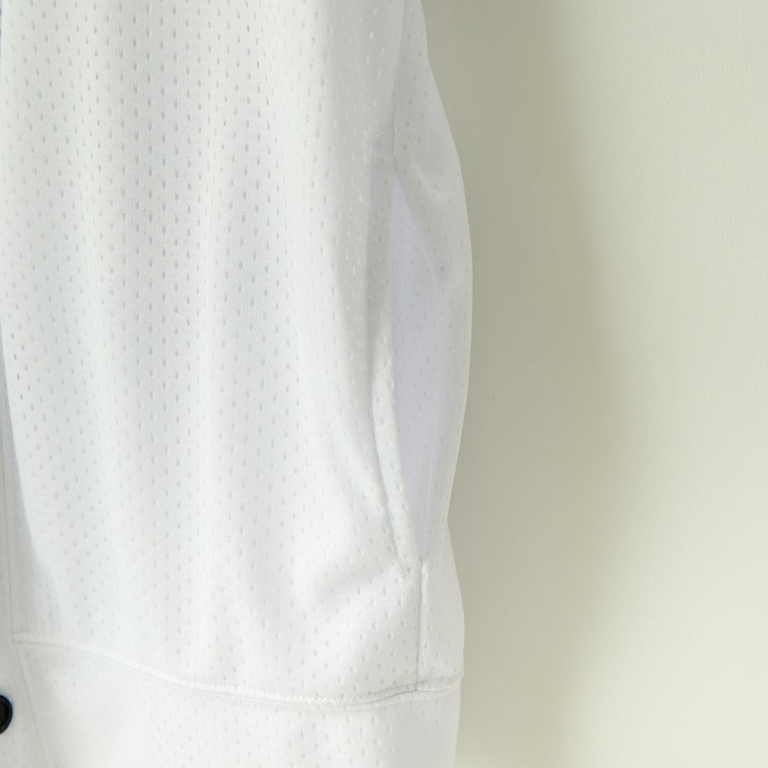 LA Blanks [エルエーブランクス] 2レイヤーメッシュカーディガン [2LAYER-MESH-CARDIGAN] WHITE