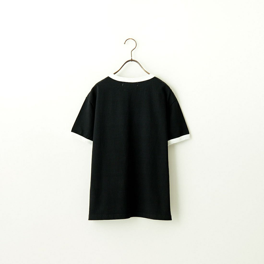 FIDELITY [フィデリティ] エンブレムリンガーTシャツ [FH-24575409] 01 BLACK