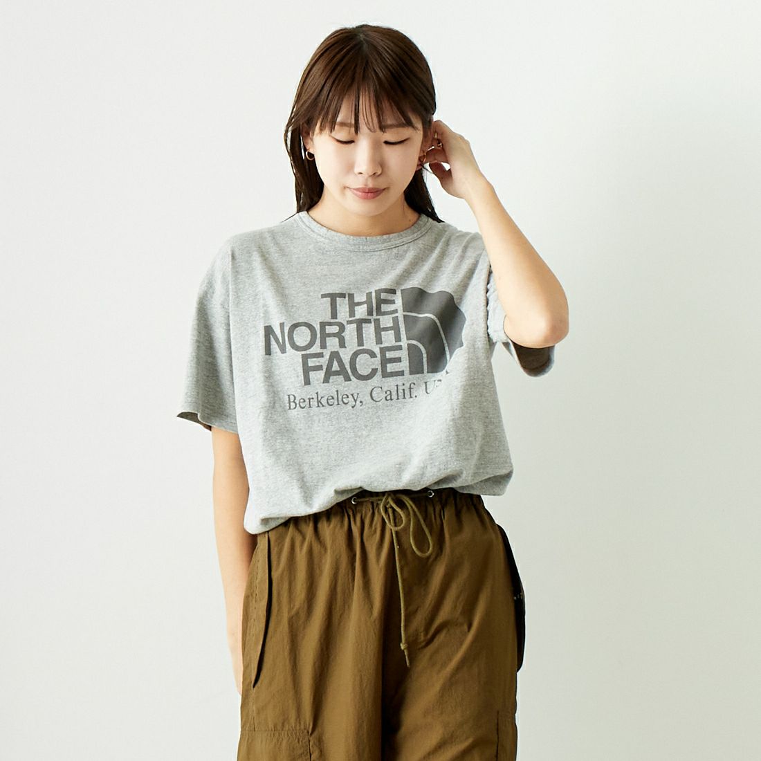 THE NORTH FACE PURPLE LABEL [ザ ノースフェイス パープルレーベル] コットンレーヨン フィールドグラフィックTシャツ [NT3428N]