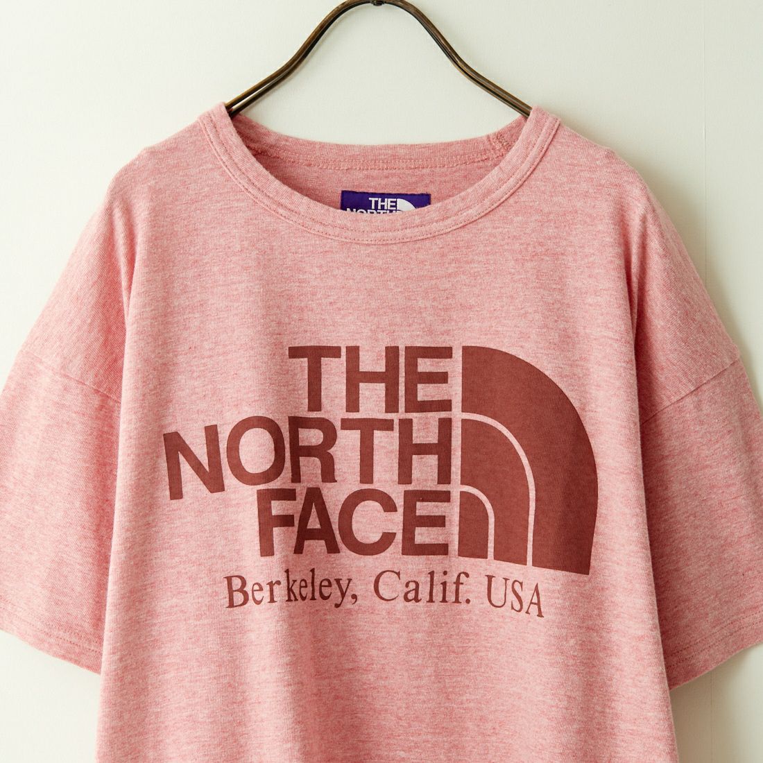 THE NORTH FACE PURPLE LABEL [ザ ノースフェイス パープルレーベル] コットンレーヨン フィールドグラフィックTシャツ [NT3428N] ZR MIX RED