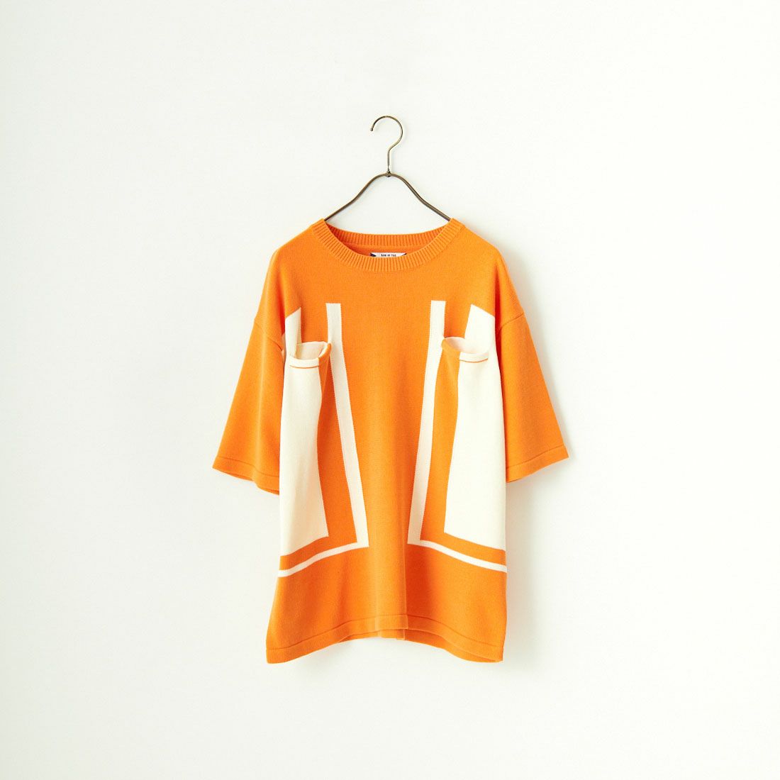 SON OF THE CHEESE [サノバチーズ] マイアミニットTシャツ [SC2410-KN03] ORANGE