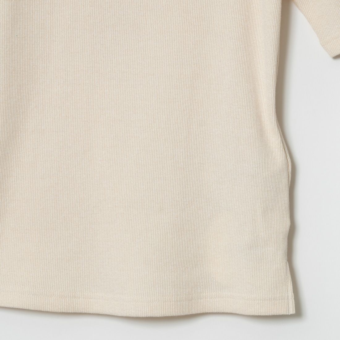 Jeans Factory Clothes [ジーンズファクトリークローズ] MIXラメ テレコリブカットソー [21242054] ｵﾌ