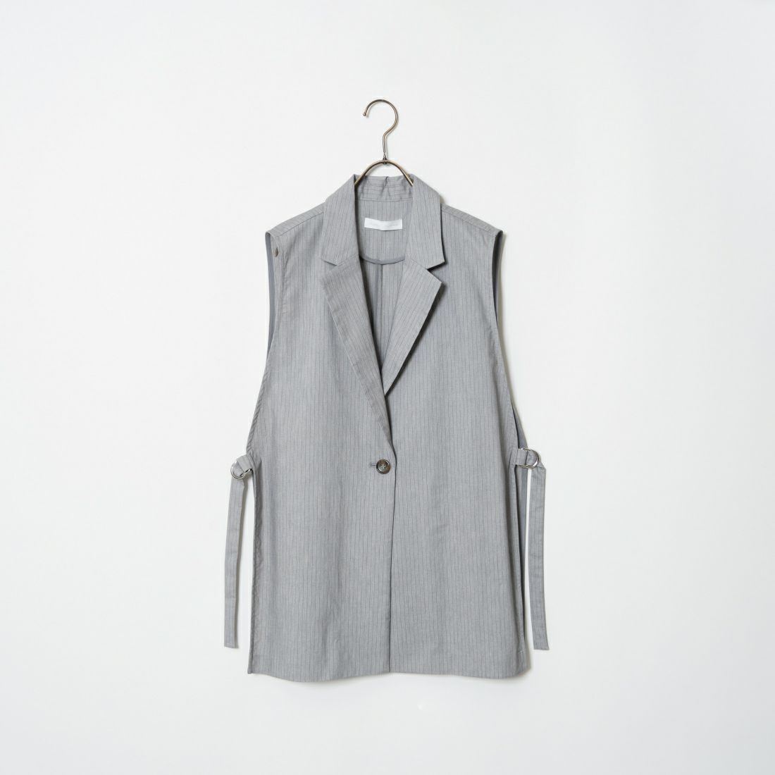 Jeans Factory Clothes [ジーンズファクトリークローズ] バックラッシュ ダブルカラーベスト [21242051] 002 ｸﾞﾚｰｽﾄ