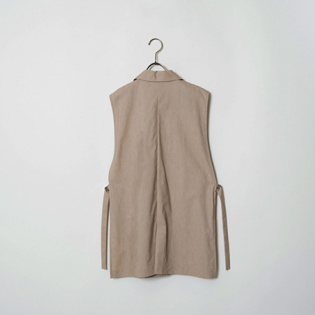 Jeans Factory Clothes [ジーンズファクトリークローズ] バックラッシュ ダブルカラーベスト [21242051] 033 ﾍﾞｰｼﾞｭ