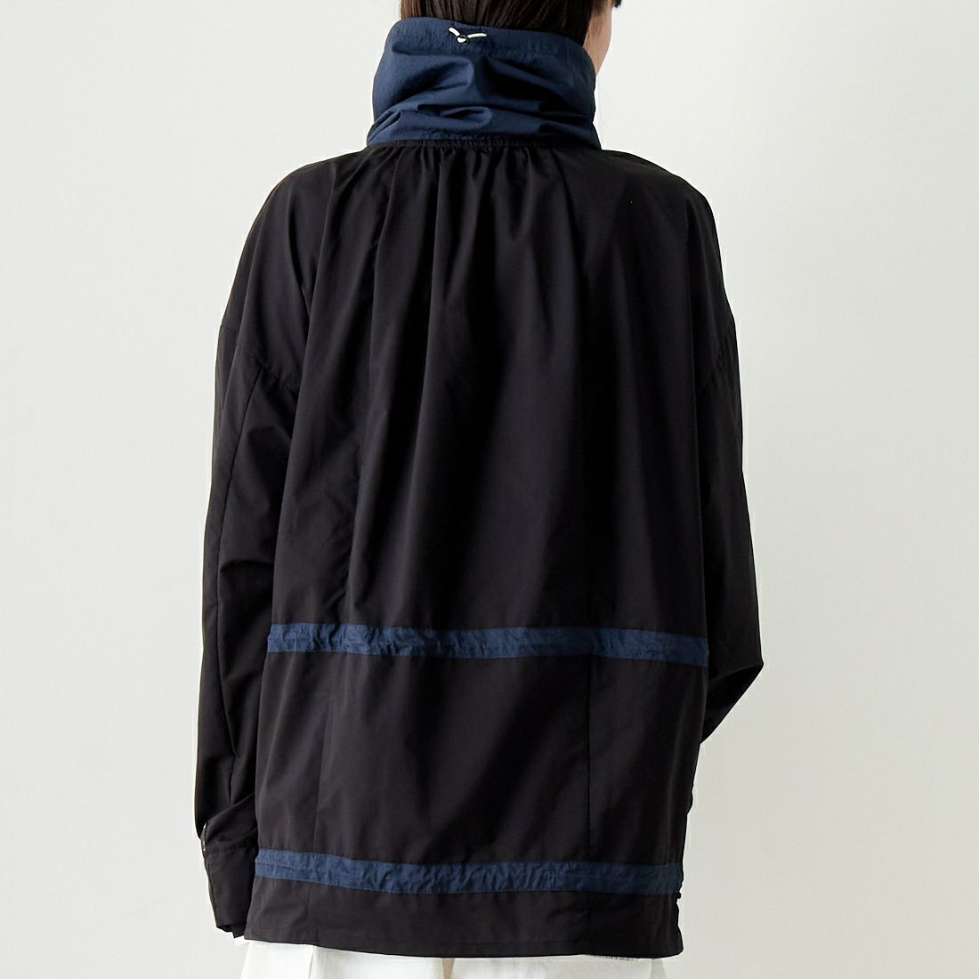 F CE. [エフシーイー] パーテックス スタンドプルオーバー [FPA14241U0001] BLACK &&モデル身長：167cm 着用サイズ：S&&