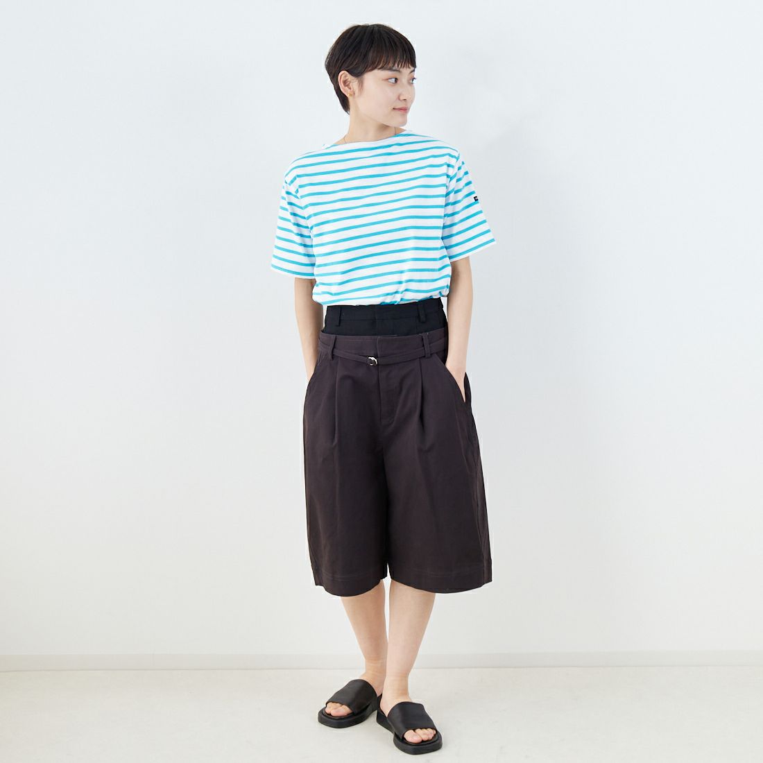 ST.JAMES [セントジェームス] ピリアックボーダーTシャツ [PIRIAC] NEI/TAU