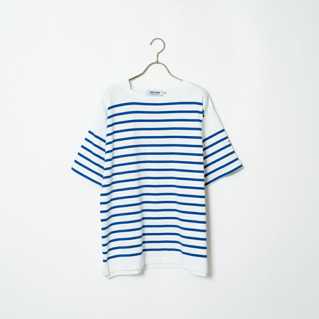 MONT KEMMEL [モンケメル] ショートスリーブバスクシャツ [MKL-000-241010] WHT/BLUE