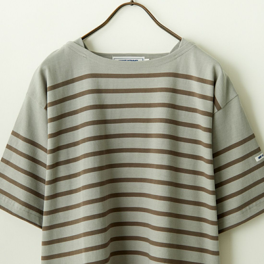 MONT KEMMEL [モンケメル] ショートスリーブバスクシャツ [MKL-000-241010] GREY/CHARC