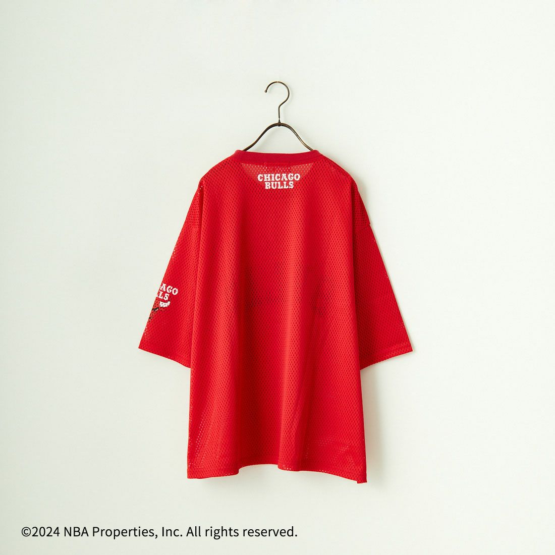 OFF THE COURT BY NBA [オフ ザ コート バイ エヌビーエー] 別注 メッシュTシャツ [JF-24SS-001-JF] RED BULLS