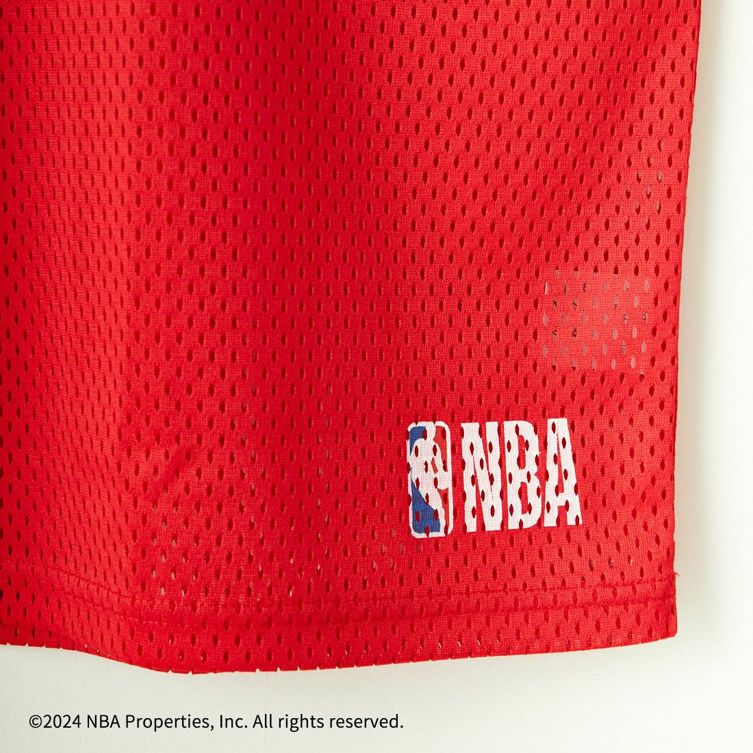 OFF THE COURT BY NBA [オフ ザ コート バイ エヌビーエー] 別注 メッシュTシャツ [JF-24SS-001-JF] RED BULLS
