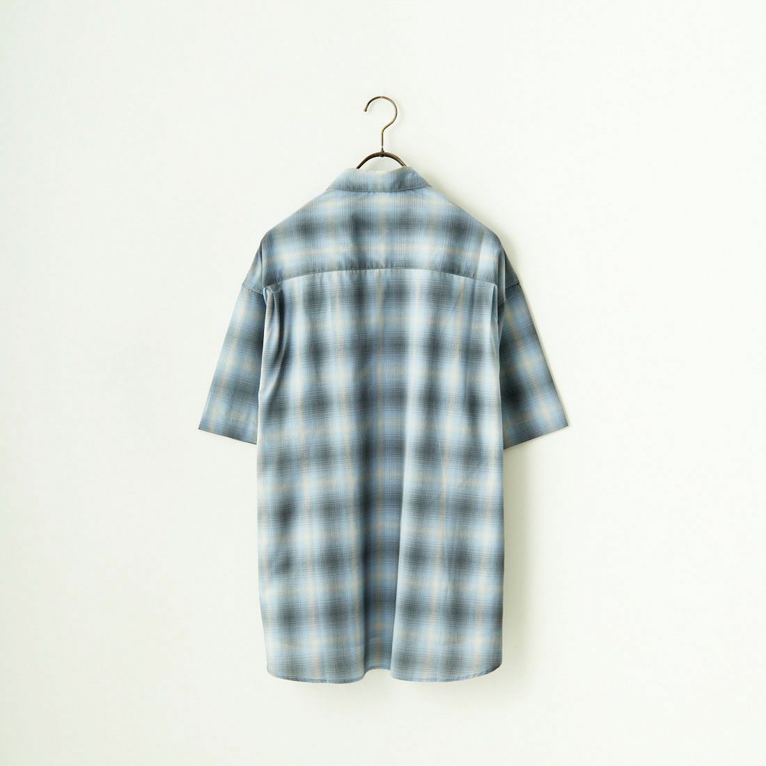 SLICK [スリック] オンブレーチェックレギュラーシャツ [5255861] 225 F.BLUE