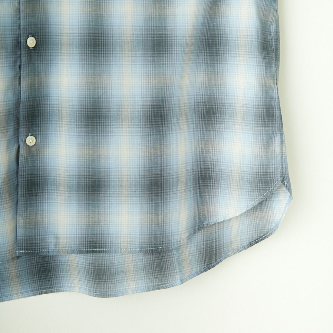 SLICK [スリック] オンブレーチェックレギュラーシャツ [5255861] 225 F.BLUE