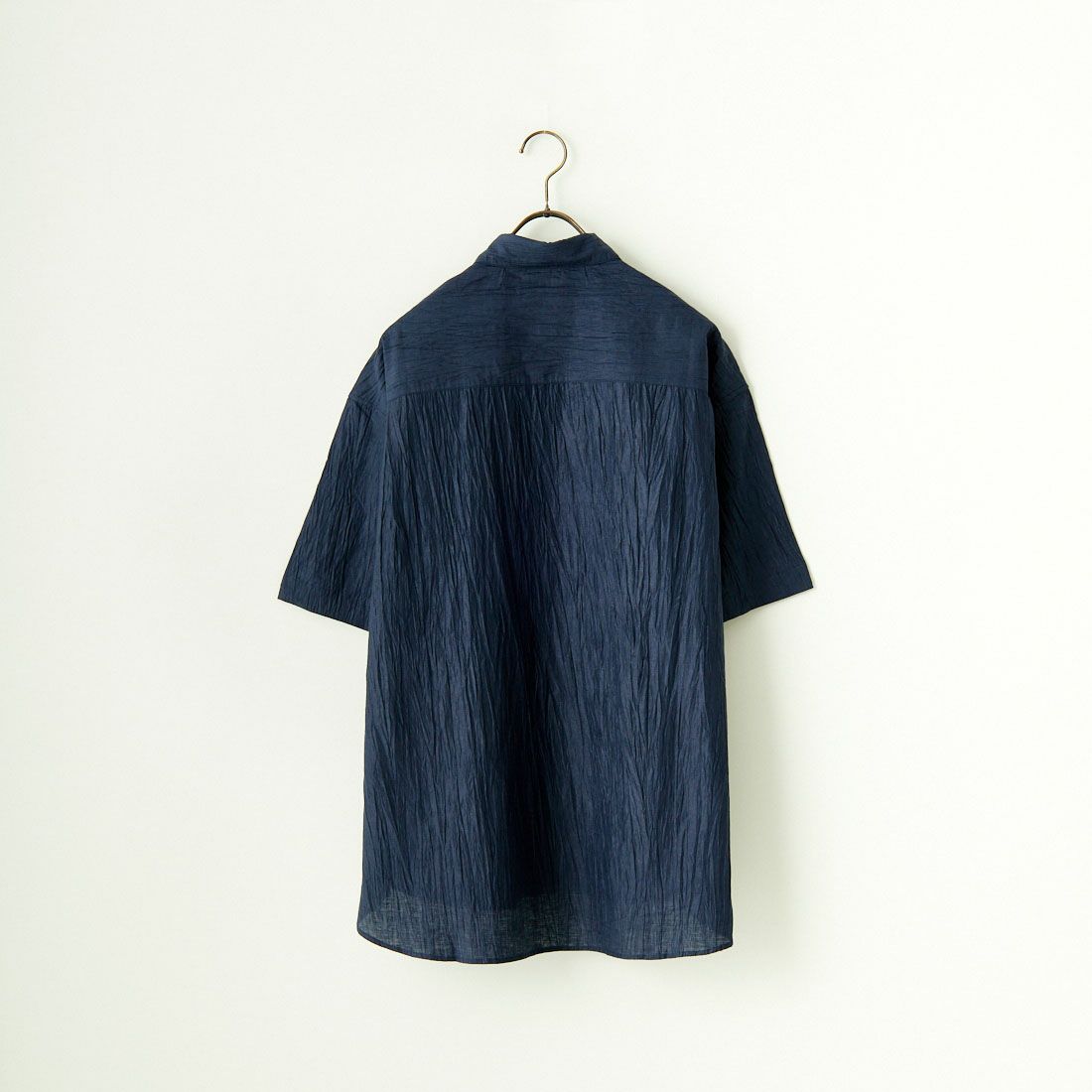 SLICK [スリック] リネンワッシャーレギュラーシャツ [5255863] 210 NAVY
