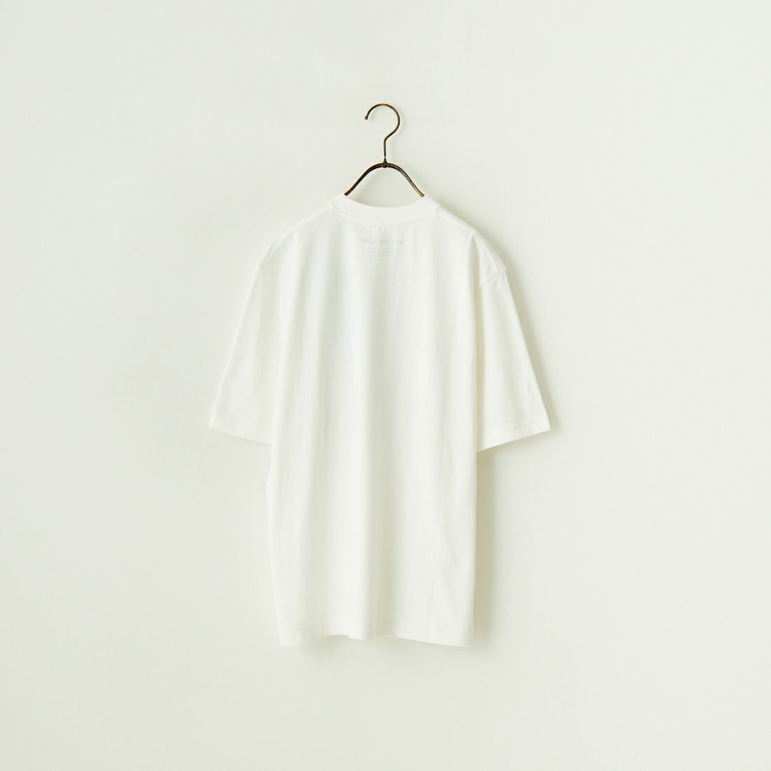and wander [アンドワンダー] Yu Nagaba プリントTシャツ [5744184185] WHITE