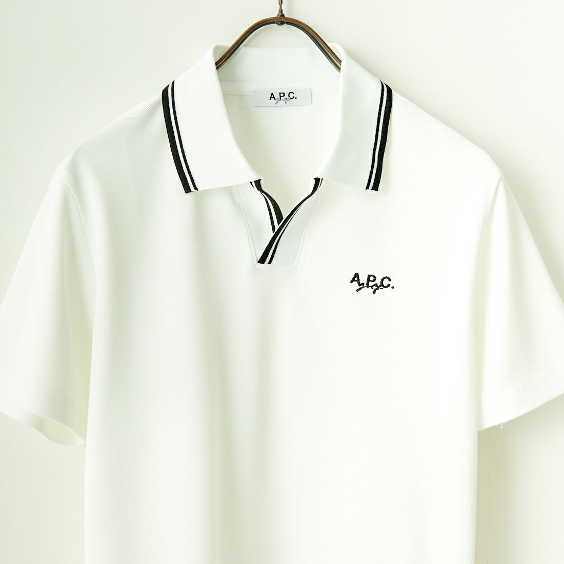 A.P.C. GOLF [アー・ペー・セー ゴルフ] AARON ポロシャツ [CTM4403] WHITE