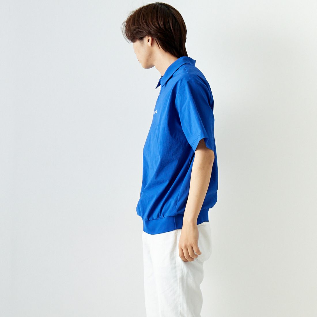 A.P.C. GOLF [アー・ペー・セー ゴルフ] ADRIEN Tシャツ [CTM4411] BLUE &&モデル身長：179cm 着用サイズ：L&&