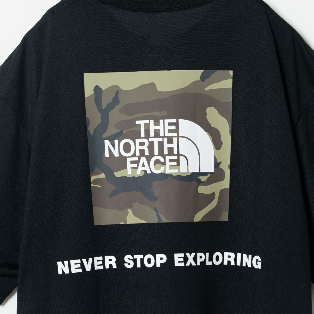 THE NORTH FACE [ザ ノースフェイス] ショートスリーブ スクエアカモフラージュTシャツ [NT32437] K