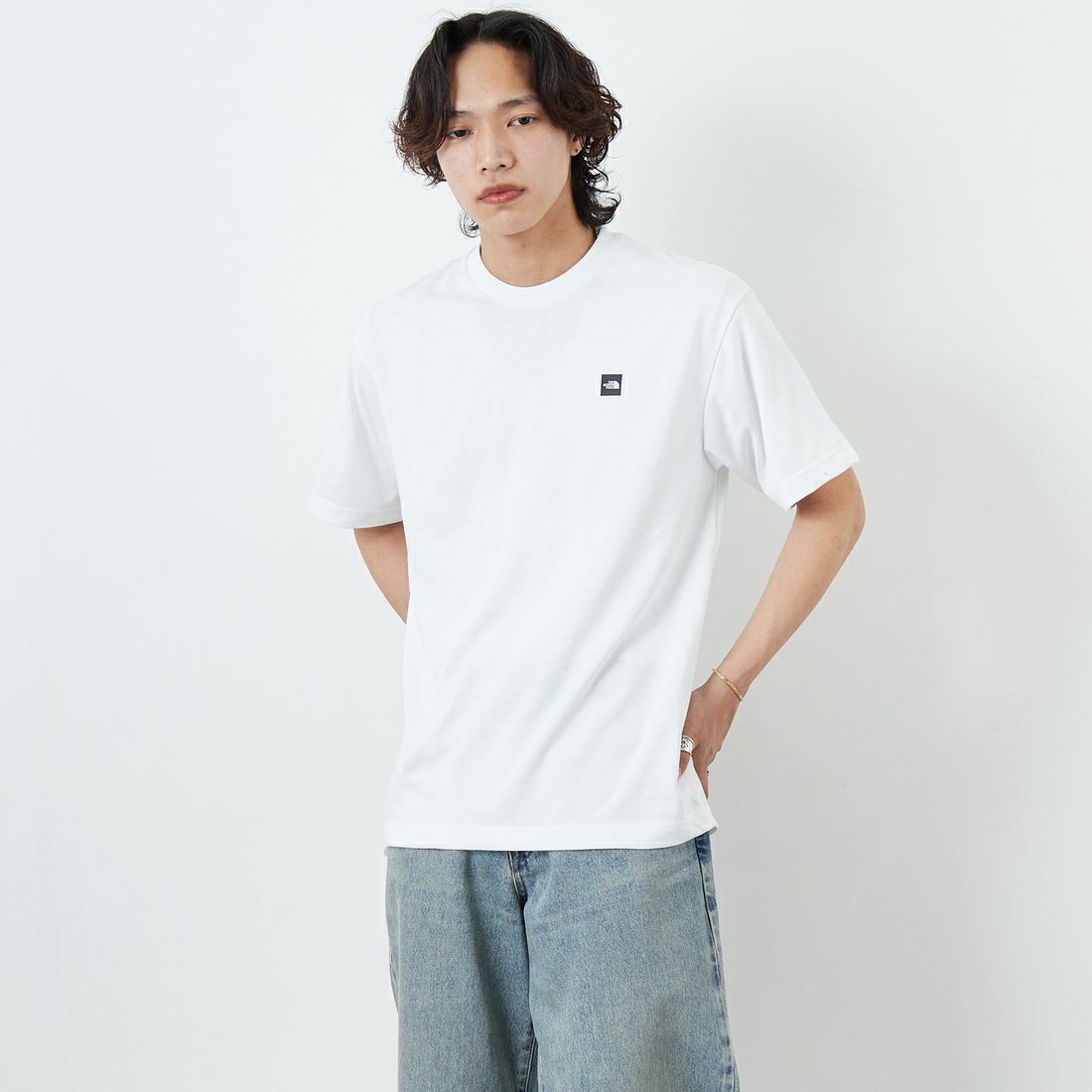 THE NORTH FACE [ザ ノースフェイス] ショートスリーブ スモールボックスロゴTシャツ [NT32445]