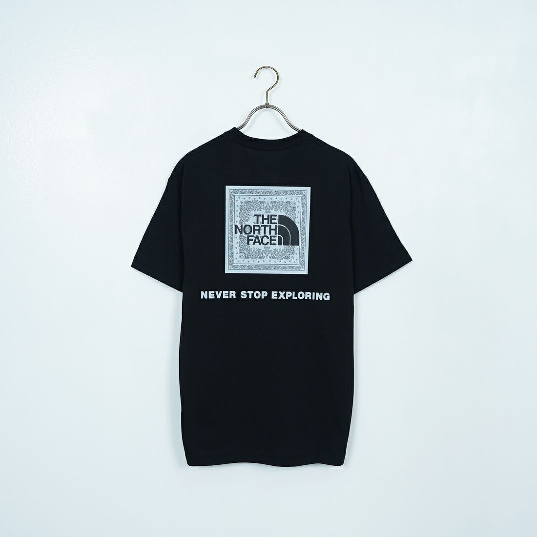 THE NORTH FACE [ザ ノースフェイス] ショートスリーブ バンダナスクエアロゴTシャツ [NT32446] K2