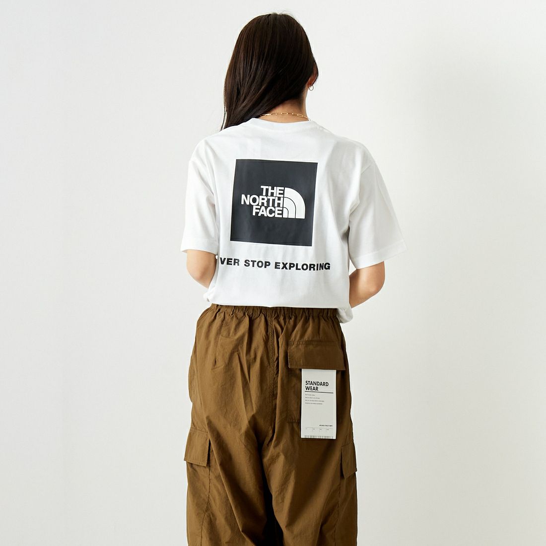 THE NORTH FACE [ザ ノースフェイス] ショートスリーブ バックスクエアロゴTシャツ [NT32447]