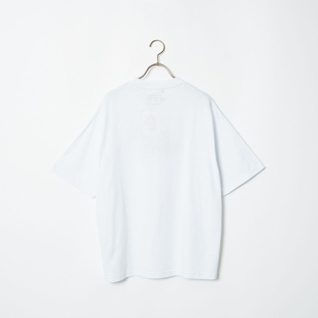 33Degrees [サーティースリーディグリーズ] 髭おじさんサガラ刺繍半袖Tシャツ [TDR-242-024] H WHITE