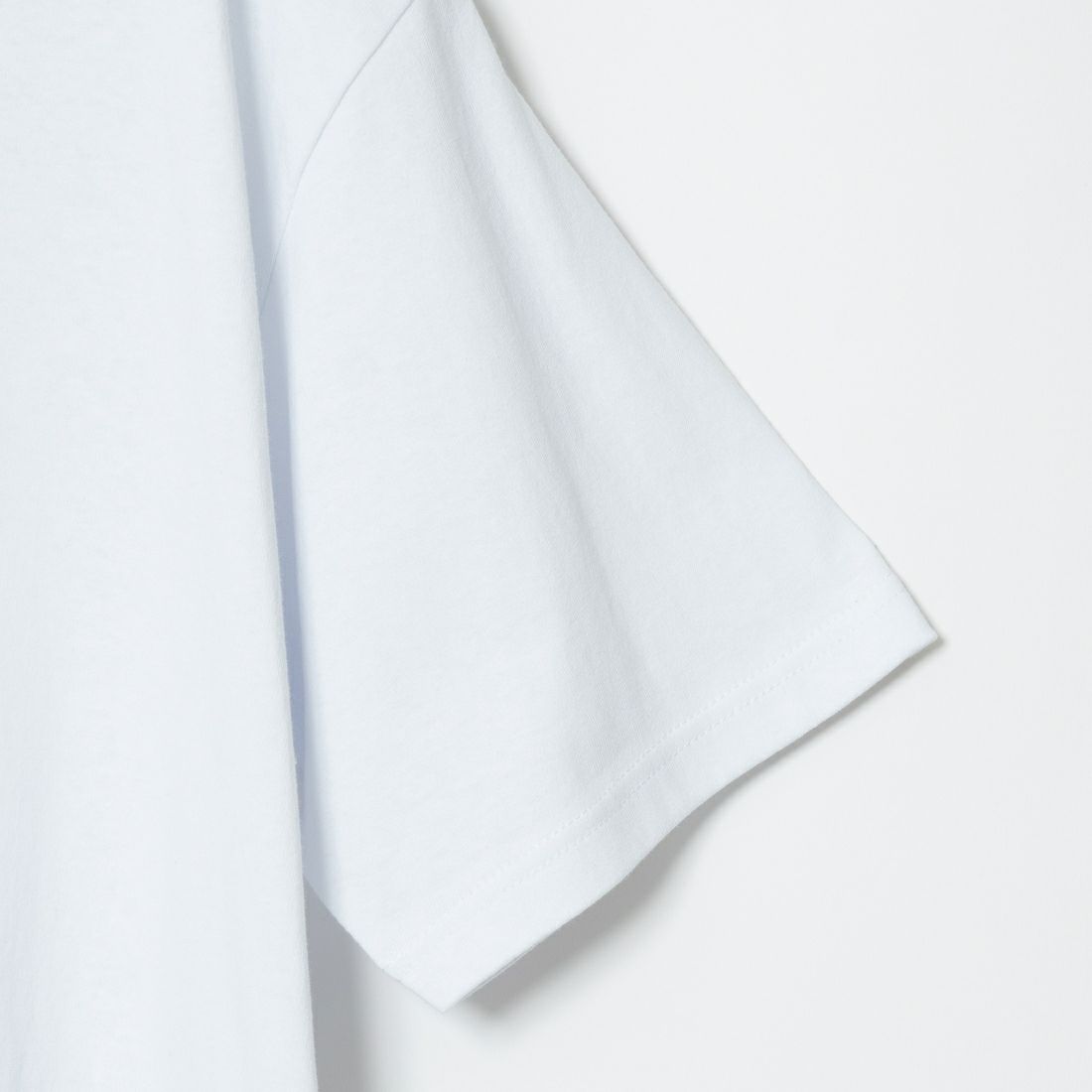 33Degrees [サーティースリーディグリーズ] 髭おじさんサガラ刺繍半袖Tシャツ [TDR-242-024] H WHITE