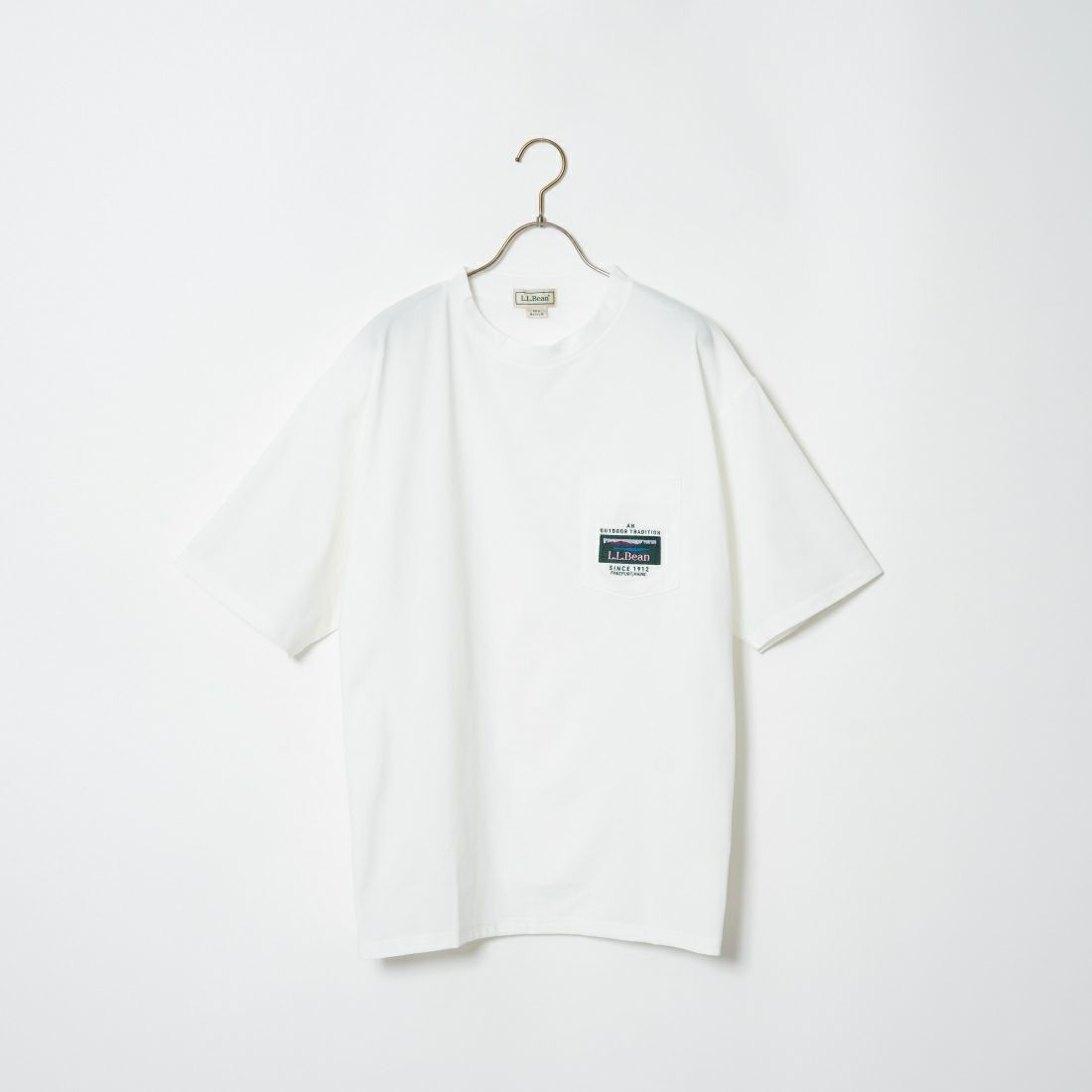 L.L.BEAN [エルエルビーン] カタディン ポケットTシャツ [4275-6070] 9 WHITE