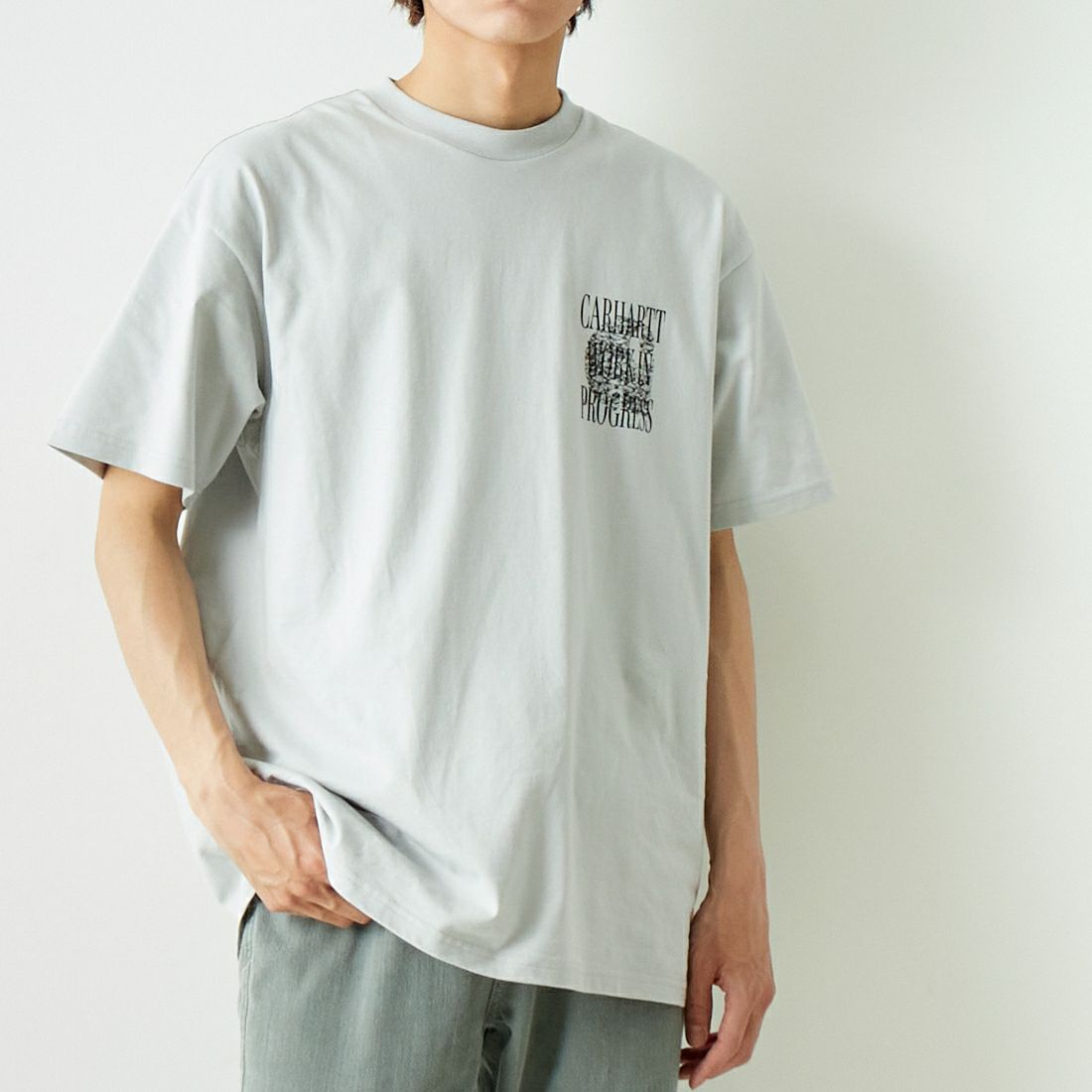 carhartt WIP [カーハートダブリューアイピー] ショートスリーブ オールウェイズアウィップTシャツ [I033174] SONIC SILV