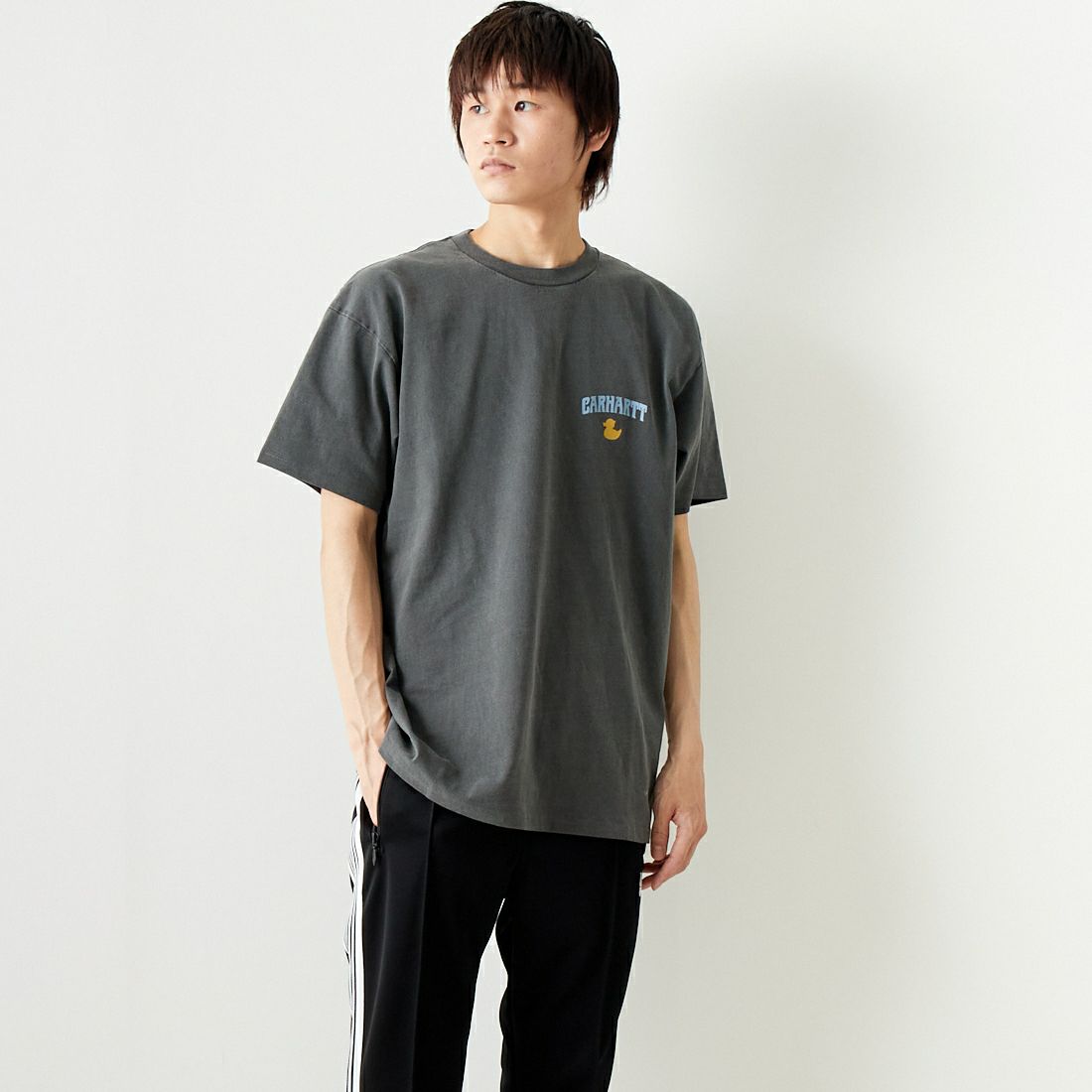 carhartt WIP [カーハートダブリューアイピー] ショートスリーブ ダッキンTシャツ [I033171] BLACK