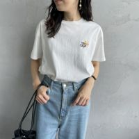 07 WHITE&&モデル身長：160cm 着用サイズ：S&&