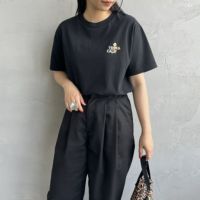 01 BLACK&&モデル身長：156cm 着用サイズ：S&&