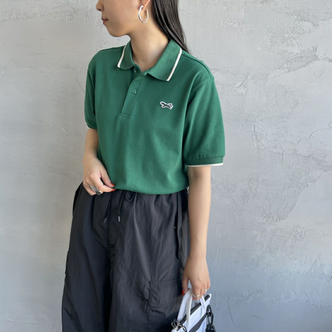 GREEN&&モデル身長：156cm 着用サイズ：S&&