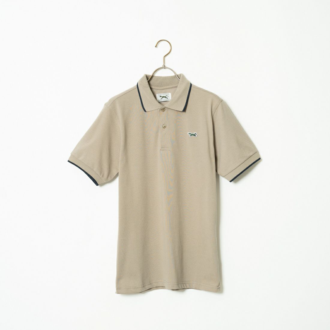THE FOX [ザフォックス] 別注 ワンポイントロゴポロシャツ [JF24SS-05-JF] GREIGE