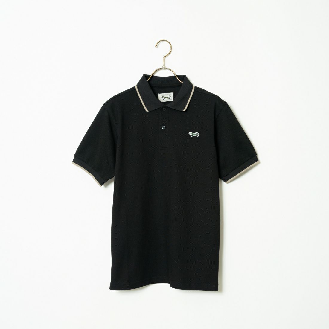 THE FOX [ザフォックス] 別注 ワンポイントロゴポロシャツ [JF24SS-05-JF] BLACK