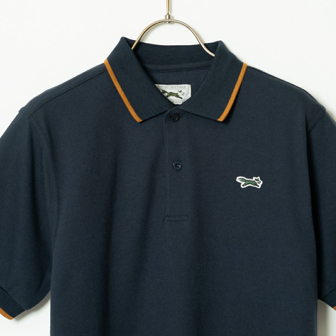 THE FOX [ザフォックス] 別注 ワンポイントロゴポロシャツ [JF24SS-05-JF] NAVY