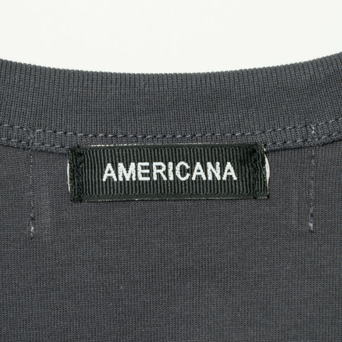 Americana [アメリカーナ] ロールアップスリーブTシャツ [BRF-M-689A-2] ｽﾐｸﾛ