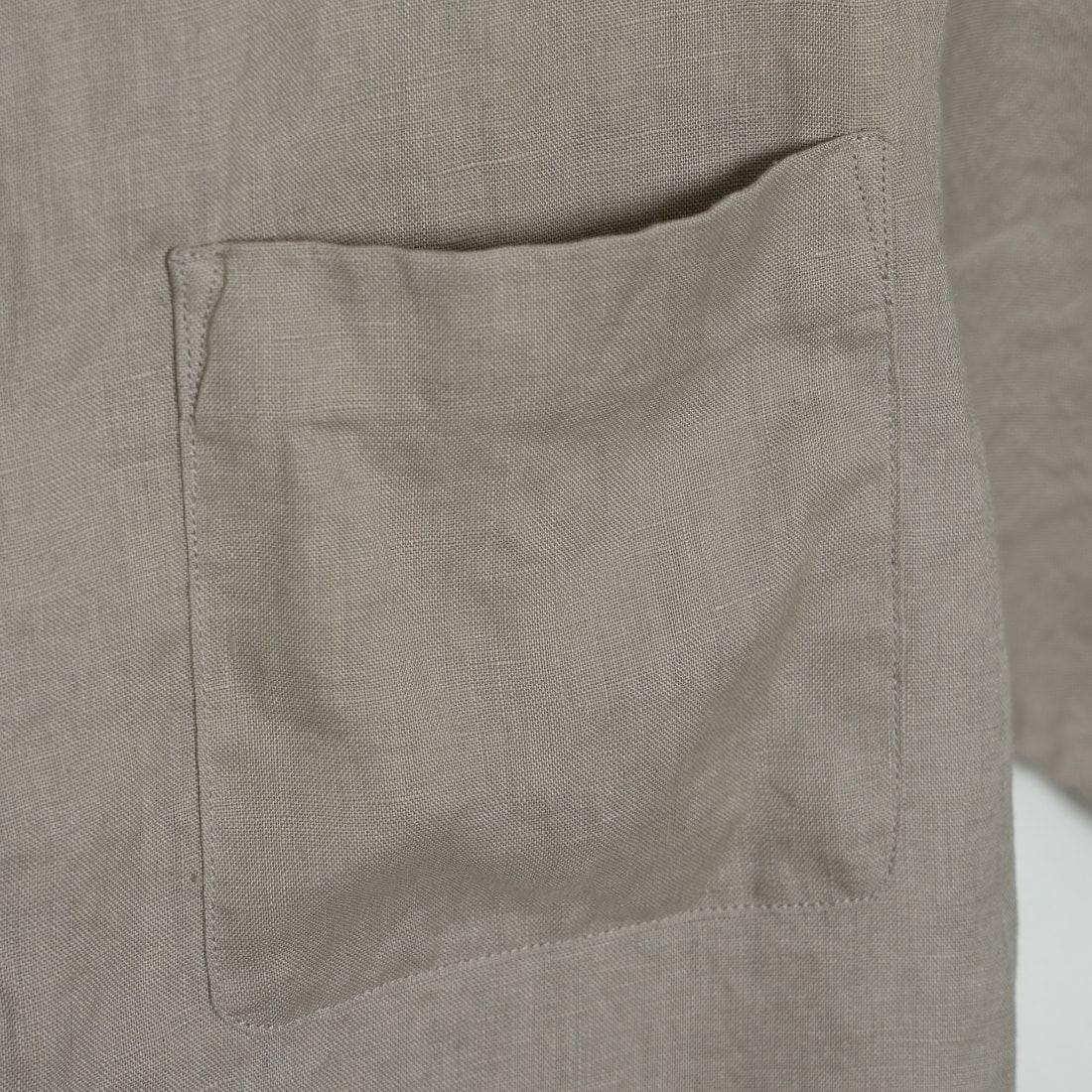 33Degrees [サーティスリーディグリーズ] フレンチリネン ショートスリーブシャツ [BFP610] 710 BEIGE