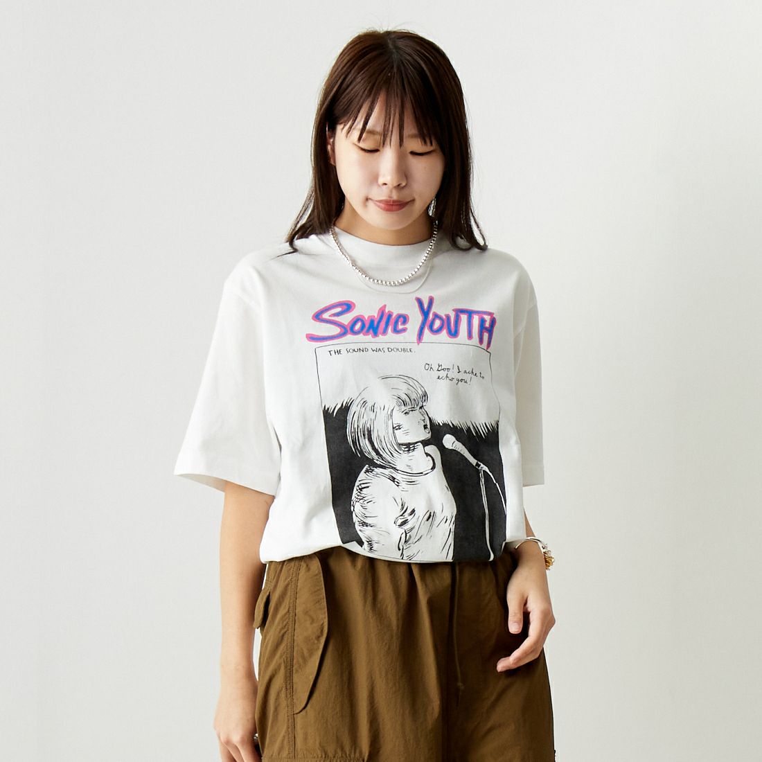 blurhms ROOTSTOCK [ブラームス ルーツストック] Echo スタンダードプリントTシャツ [BROOTS24S33SONIC1]