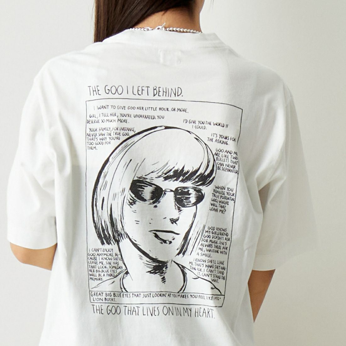 blurhms ROOTSTOCK [ブラームス ルーツストック] Echo スタンダードプリントTシャツ [BROOTS24S33SONIC1] 01 WHITE