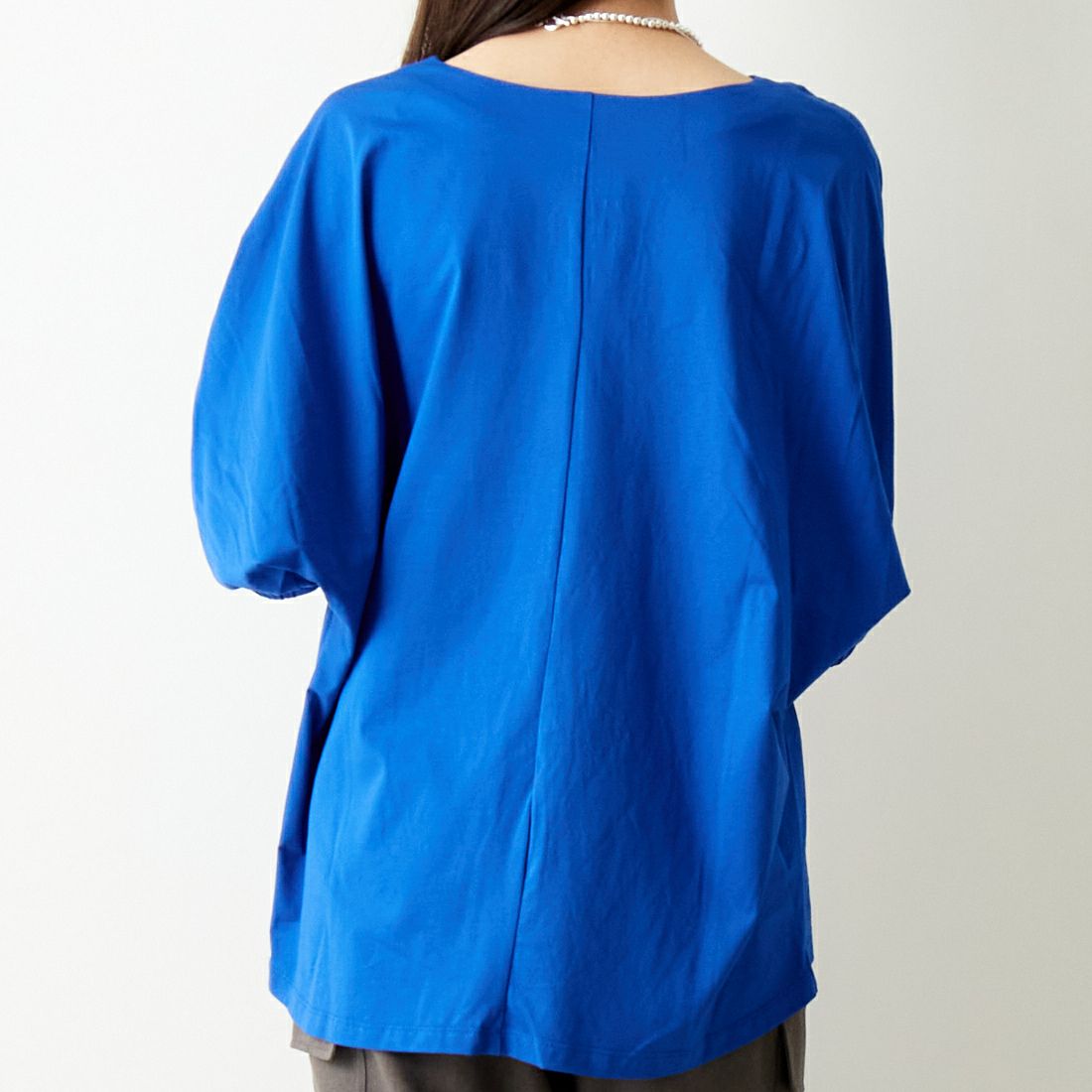 Jf Ready Made [ジェイエフレディメイド] ドルマンスリーブシルケットTシャツ [3012110] 501 ﾌﾞﾙ-