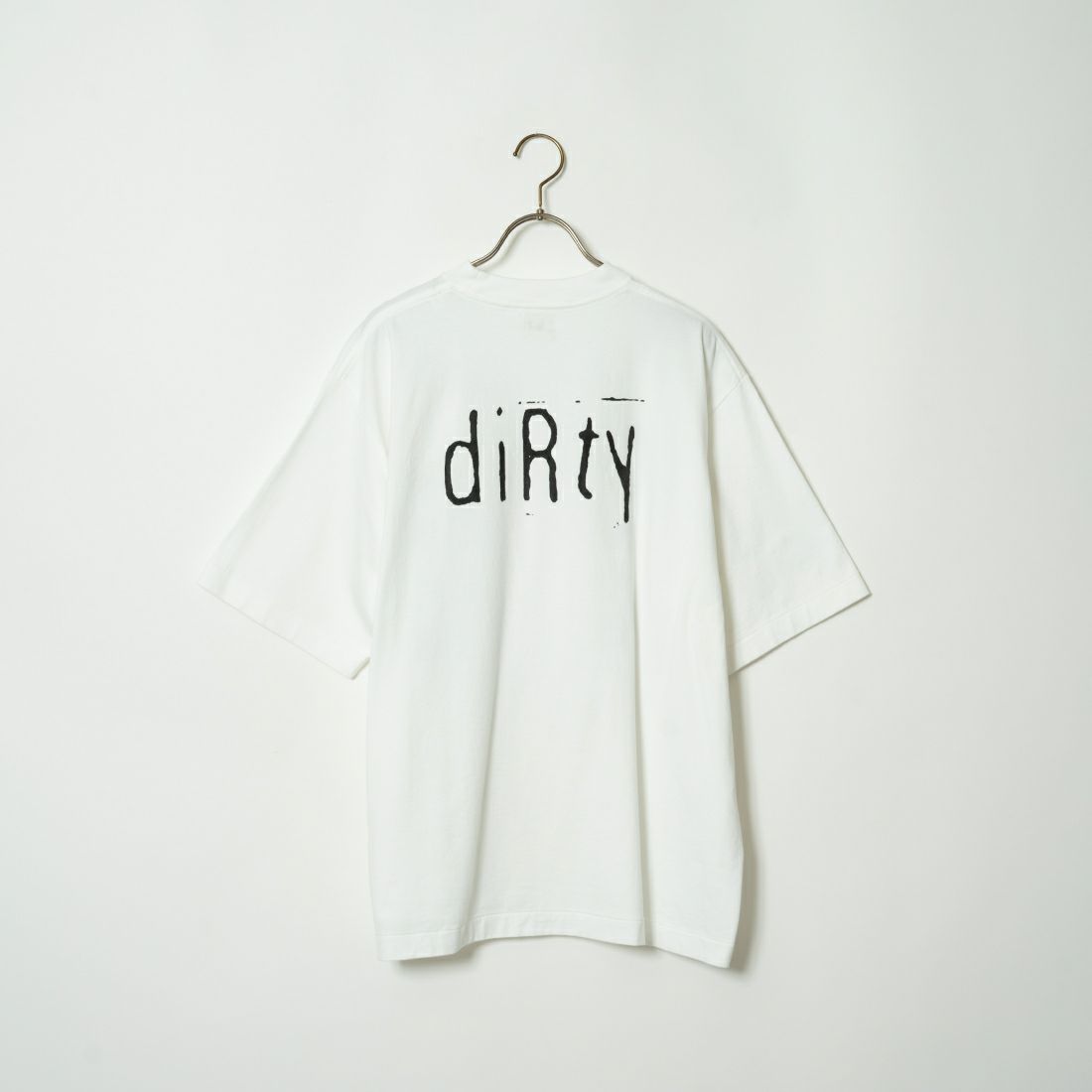 blurhms ROOTSTOCK [ブラームス ルーツストック] diRty ワイドプリントTシャツ [BROOTS24S34SONIC7] 01 WHITE